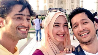 Shaheer Sheikh, Nabila Syakieb dan Evan Sanders
