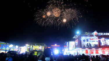 Pembukaan Jakarta Fair tahun lalu.