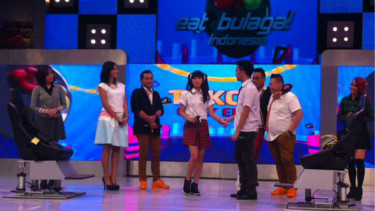 Reza mengutarakan cinta pada Riana di The New Eat Bulaga Indonesia