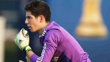Kiper Real Madrid Castilla, Luca Zidane.