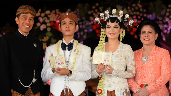 Akad Nikah Gibran Rakabuming Raka dan Selvi Ananda.