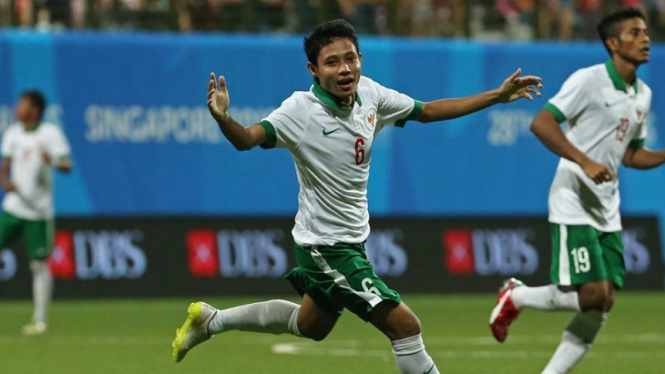 Pemain Timnas Indonesia U-22, Evan Dimas.