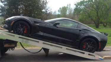Baru dibeli mobil Corvette Z06 langsung mogok