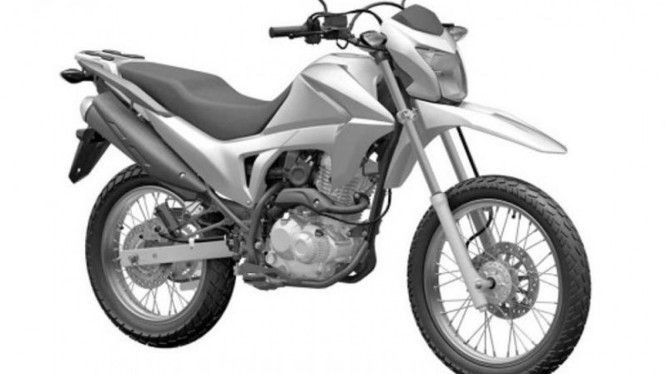 Ilustrasi motor Honda.