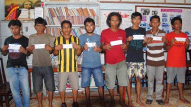 Delapan orang Indonesia yang diduga membajak tanker Malaysia