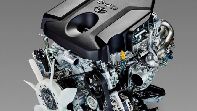 Mesin diesel milik Toyota Innova terbaru.