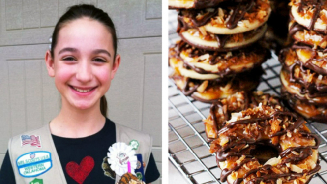 Katie Francis menjual cookies sebanyak 22 ribu box.
