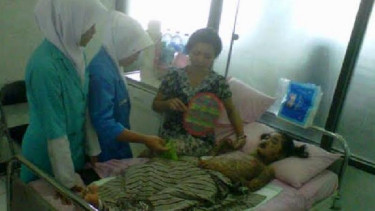 Kondisi Angelita di RS Madiun.