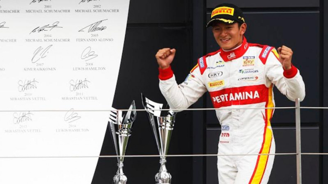 Pembalap Indonesia, Rio Haryanto, saat masih di GP2.