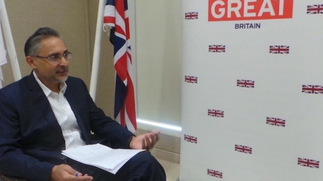Duta Besar Dubes Inggris Moazzam Malik.
