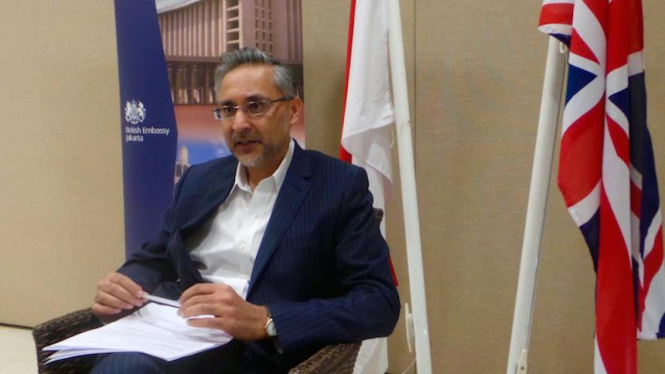 Duta Besar Dubes Inggris Moazzam Malik.