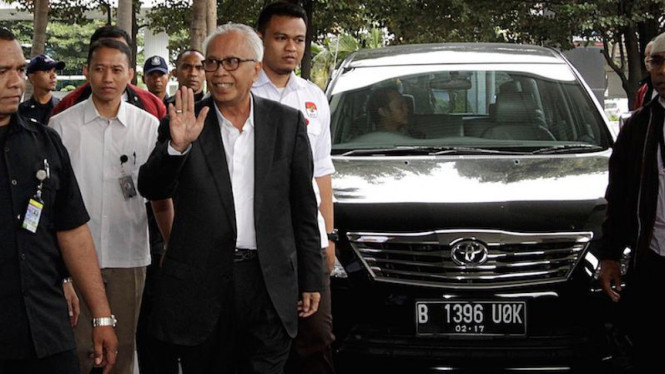 OC Kaligis dijemput paksa oleh KPK