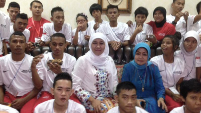 Mensos Semangati Kontingen RI untuk Special Olympics di Amerika