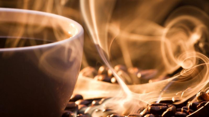 Ilustrasi kopi hitam