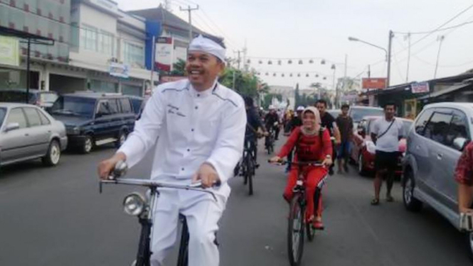 Gowes Bareng Bupati Purwakarta Dedi Mulyadi.