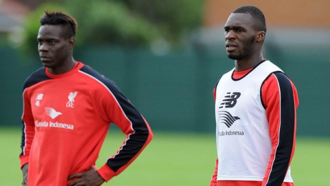 Pemain Liverpool, Mario Balotelli dan Christian Benteke