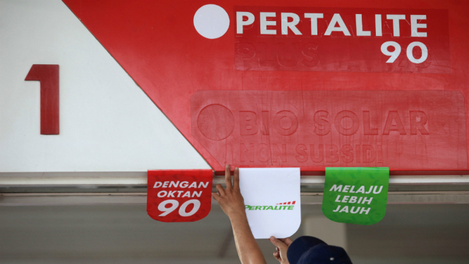 BBM jenis Pertalite.