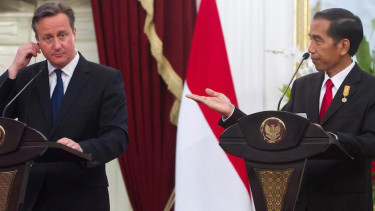 Presiden Joko Widodo PM Inggris David Cameron