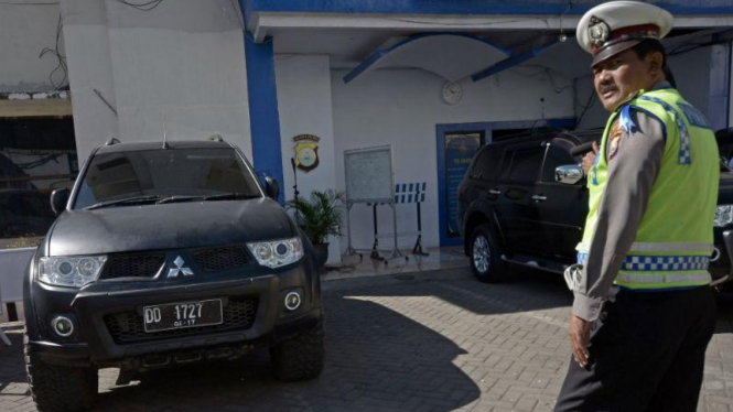 Mobil Bupati Barru disita polisi