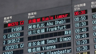 Papan informasi penerbangan