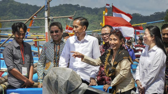 Presiden Joko Widodo di Semarang