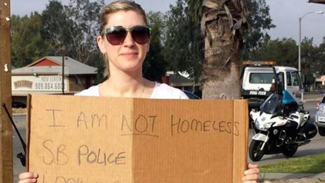 Razia unik Polisi California, Amerika Serikat.