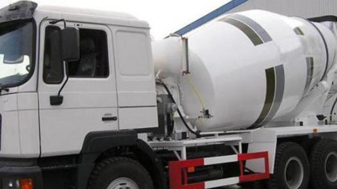 Ilustrasi truk molen.