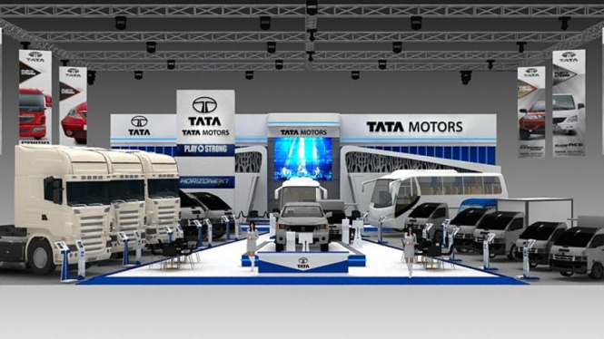 Sketsa booth Tata Motors