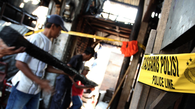 Pasca Kebakaran di Pasar Gembrong