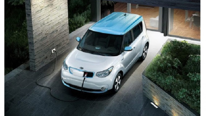Ilustrasi Mobil listrik