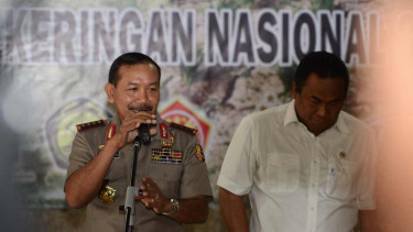 Konferensi Pers Penanggulangan Kekeringan di Indonesia