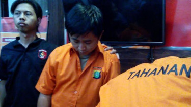 Ilustrasi pencuri kendaraan bermotor ditangkap polisi.
