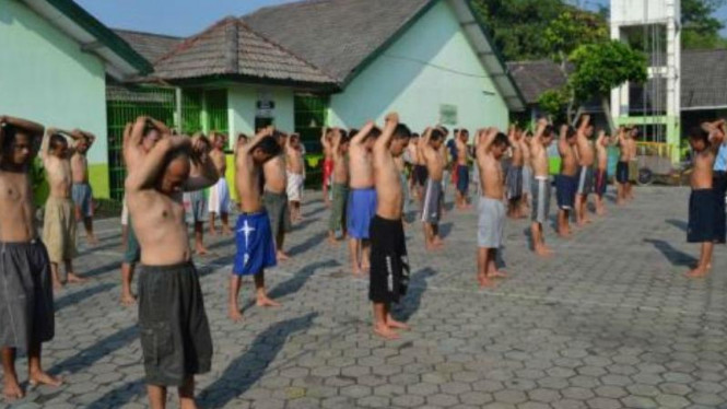 Warga Binaan (narapidana) di Lapas Kelas IIB Sleman. (Ilustrasi)