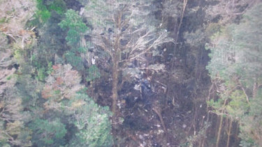 Lokasi jatuhnya pesawat Trigana Air Service ATR 42-300