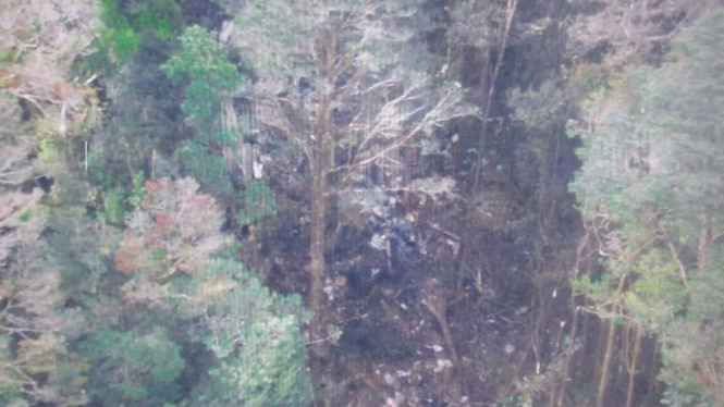 Lokasi jatuhnya pesawat Trigana Air Service ATR 42-300