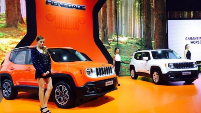 Peluncuran Jeep Renegade oleh Garansindo di Jakarta, beberapa waktu lalu.
