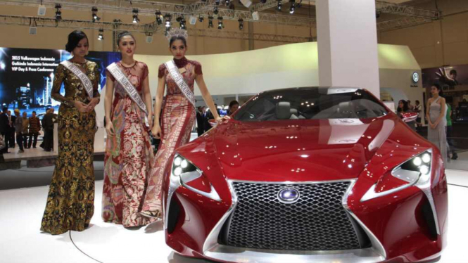 Salah satu mobil konsep Lexus. 
