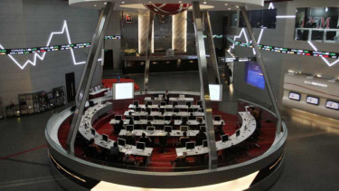 Suasana Bursa Efek Indonesia (BEI).