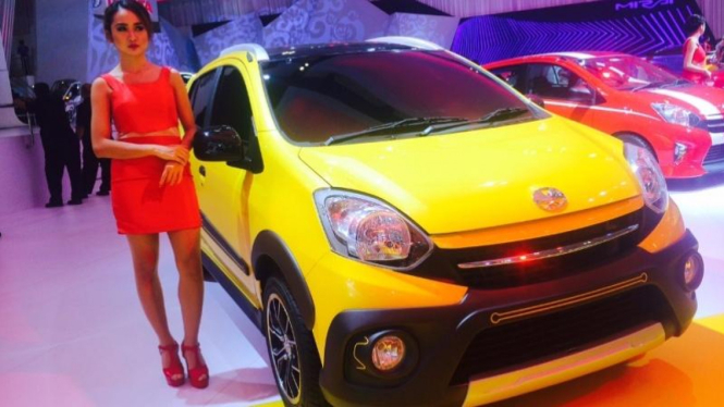 Toyota Agya Kojo yang dipamerkan di GIIAS 2015.