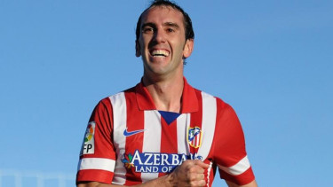  Diego Godin saat membela Atletico Madrid.