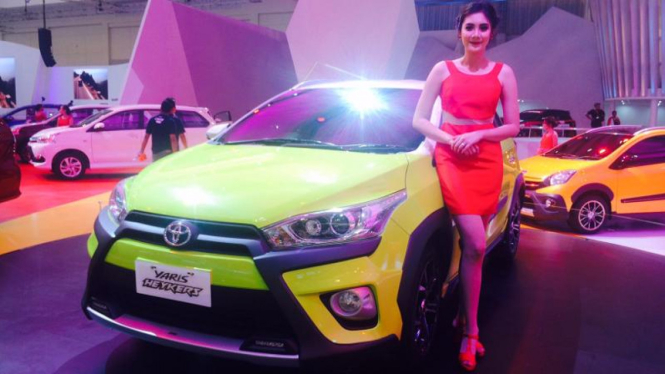 Toyota Yaris Heykers di GIIAS 2016.