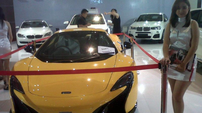 McLaren 650S yang dipajang di IIMS 2015.