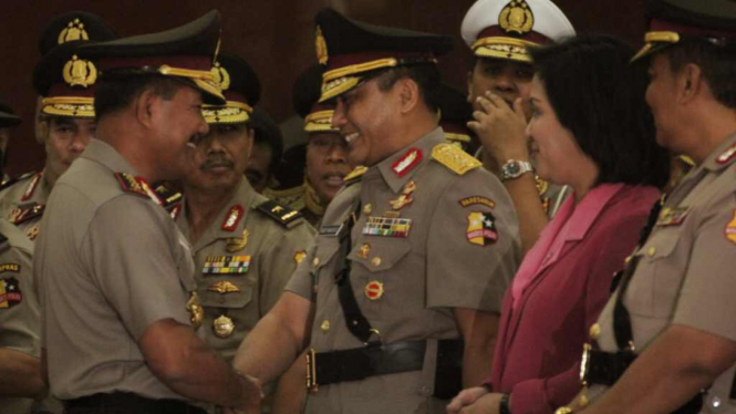 Kapolri Pimpin Apel Sertijab Kabareskrim dan Sejumlah Kapolda 