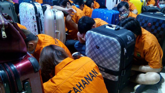 Sebayak 64 WNA Taiwan yang terlibat cyber crime dipulangkan