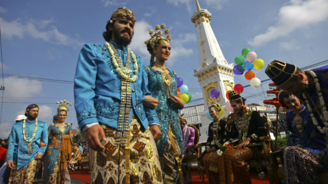 Prosesi pernikahan saat acara nikah bareng