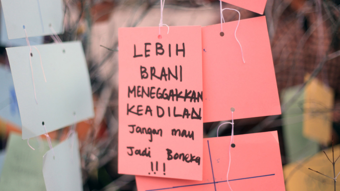 Ilustrasi/Protes aksi pelanggaran HAM di Indonesia.