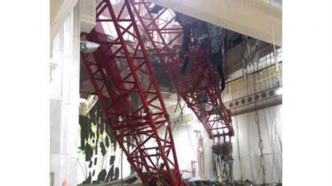 Crane jatuh di Masjidil Haram