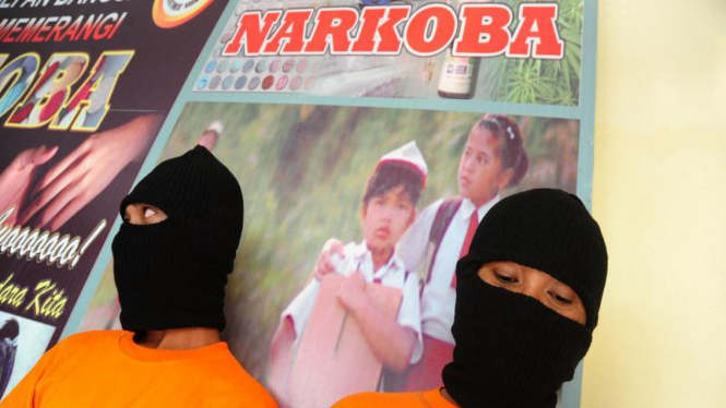 Ilustrasi tersangka kasus narkoba