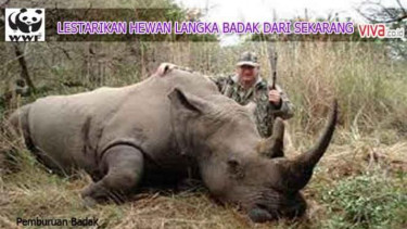 Pemburuan Hewan Badak