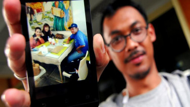 Foto Gayus Tambunan yang beredar di jejaring sosial